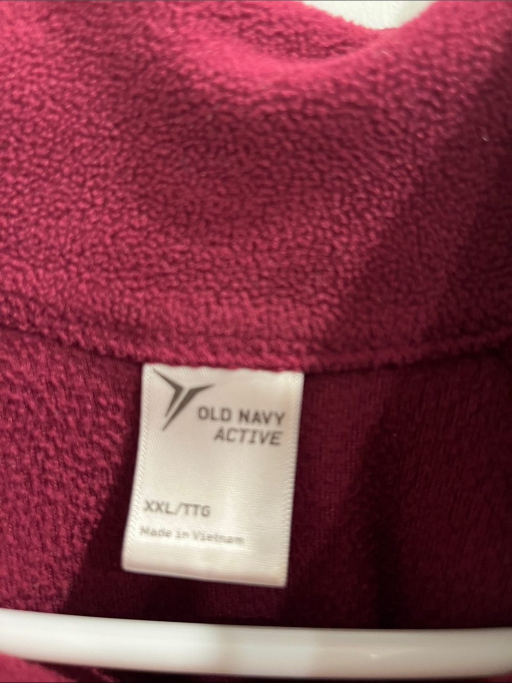 Old Navy Full-Zip Fleece Jacket - Raspberry - Picture 2 of 2